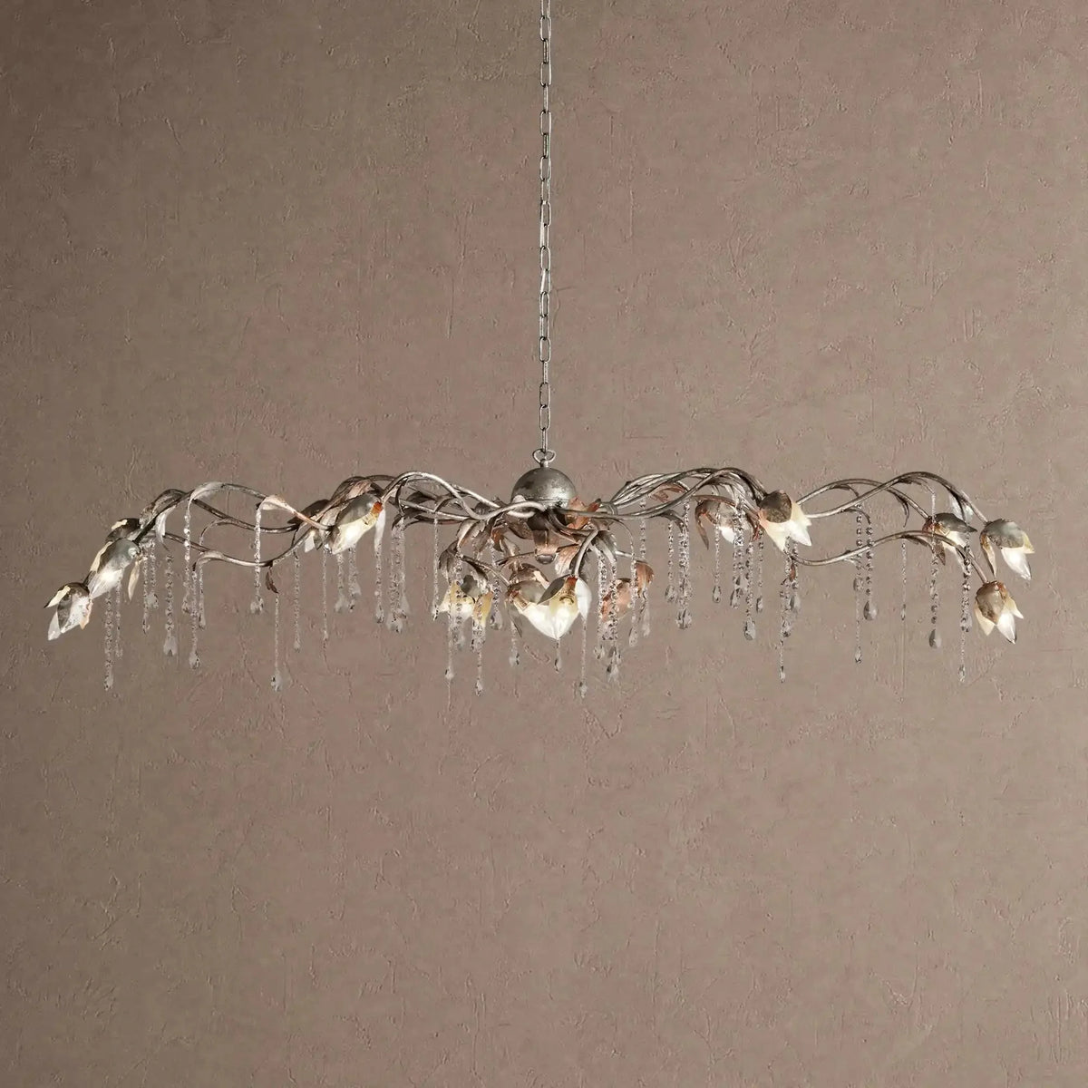Vitalba Rectangular Chandelier 52" 61" 71" - 71"casivra