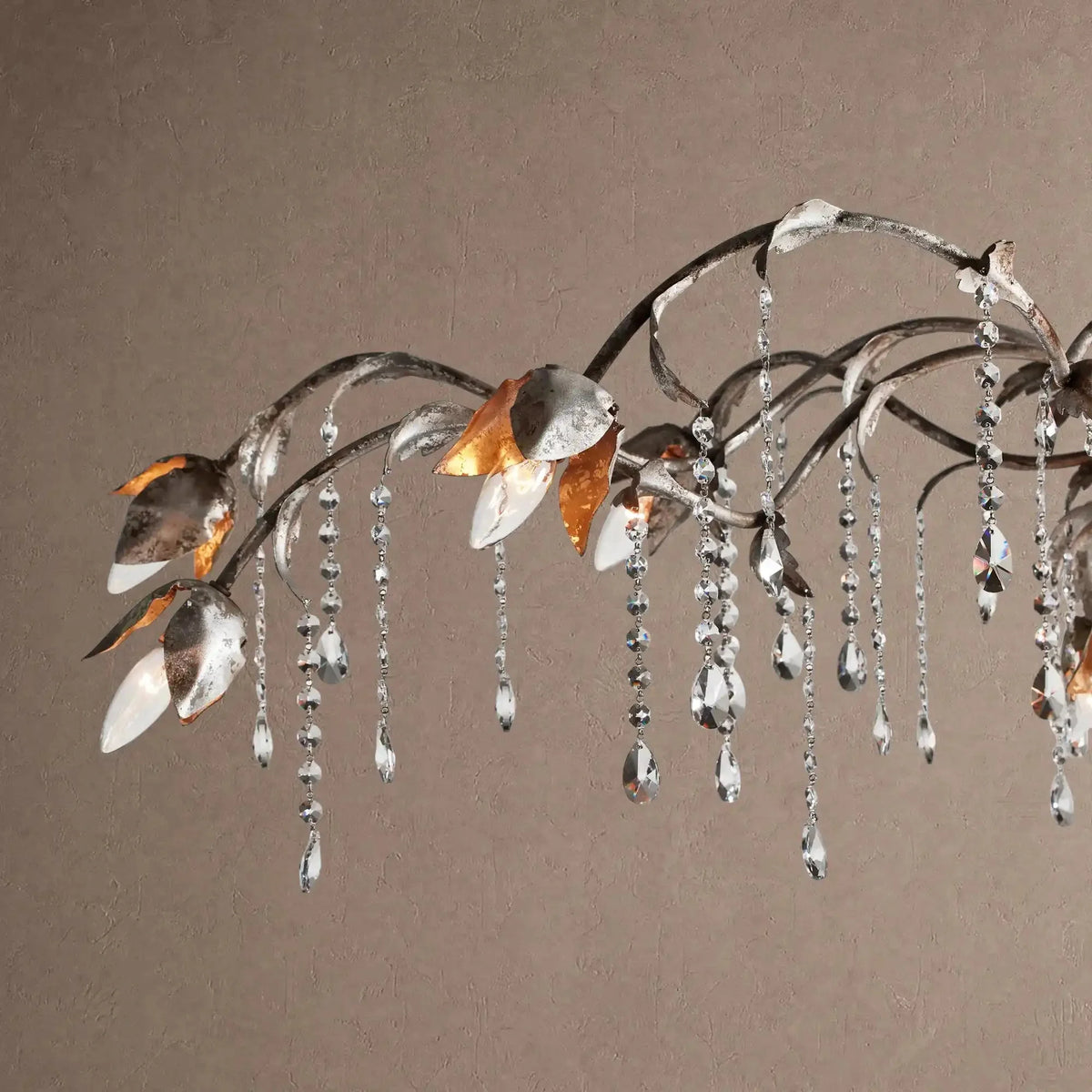 Vitalba Rectangular Chandelier 52" 61" 71" - 61"casivra
