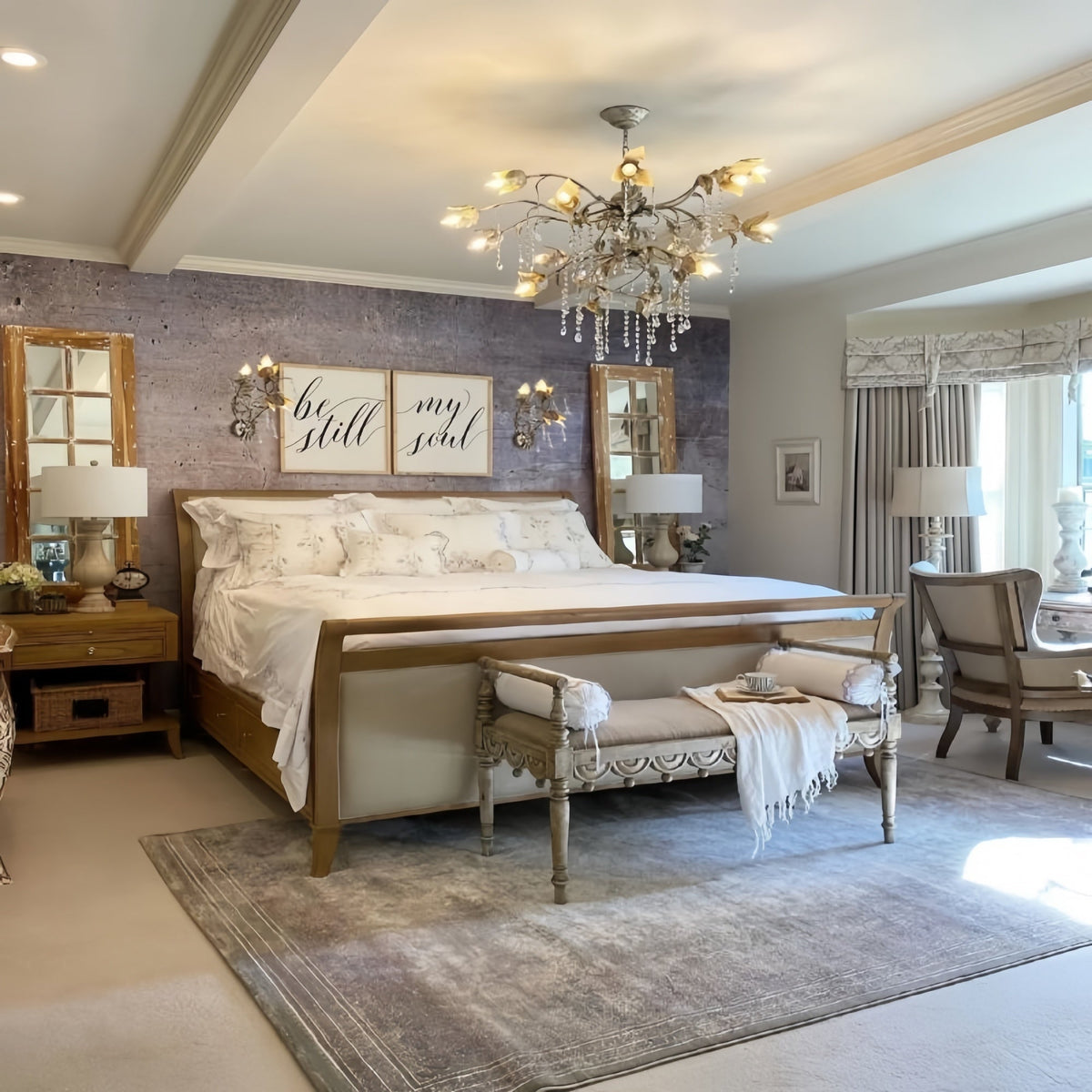 Vitalba Round Chandelier in clear - dining room lighting