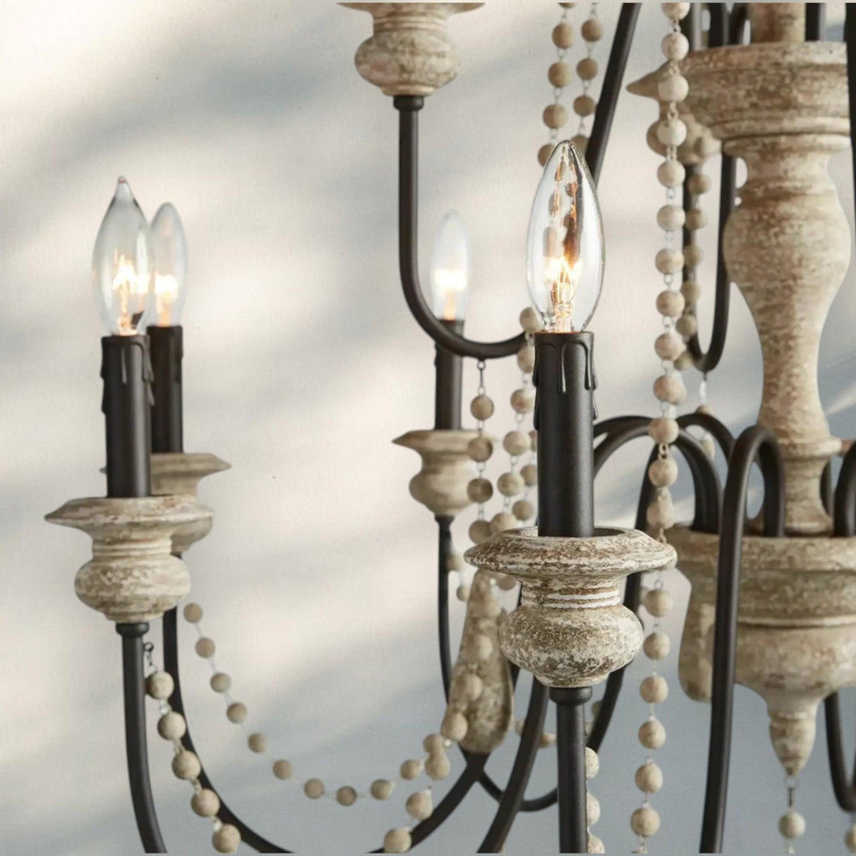 Violette Chandelier in bronze - dining room lighting