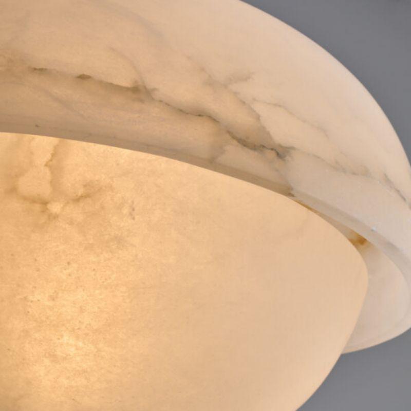 Volterra Alabaster LED Pendant 17” - casivra