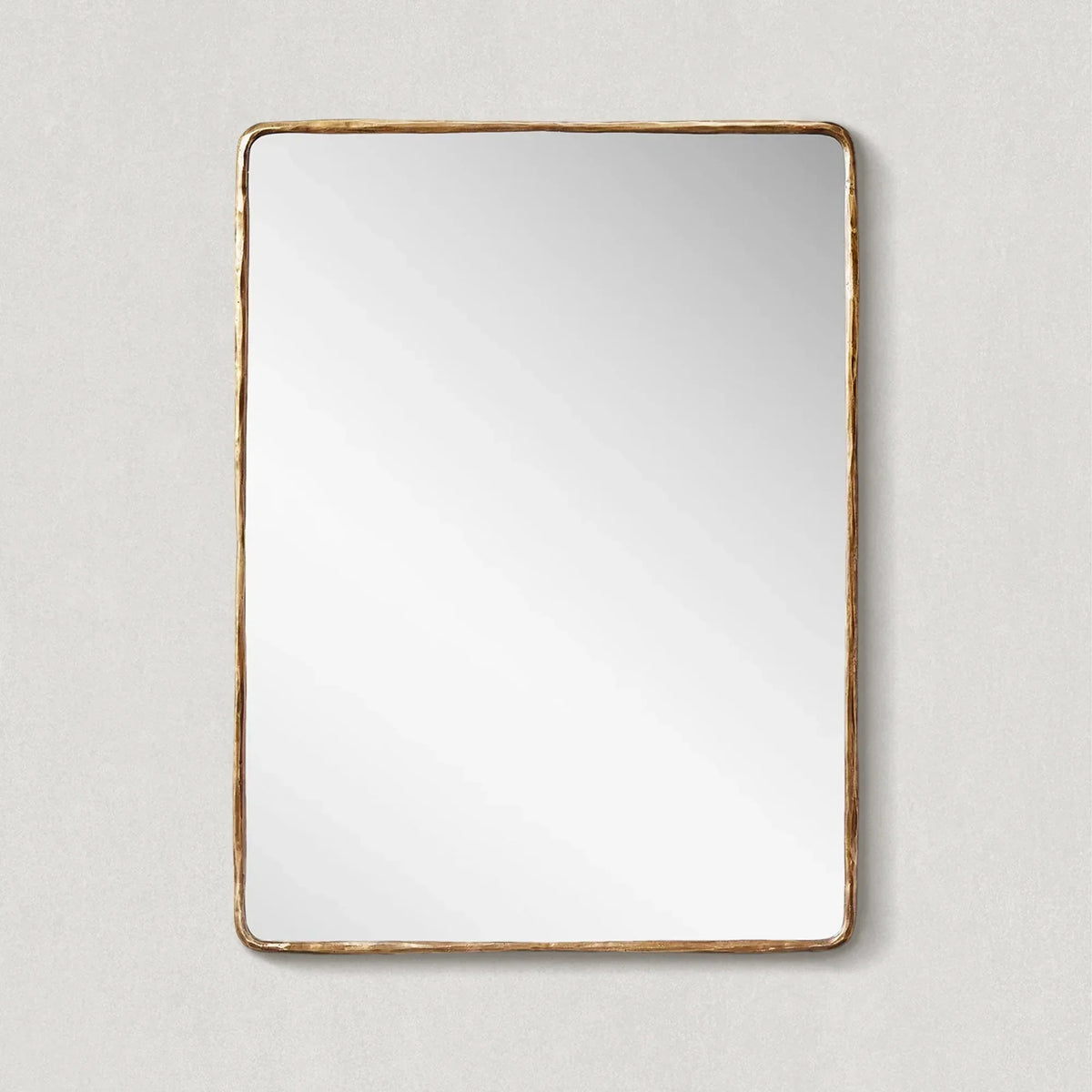 Hand-Forged Metal Mirror