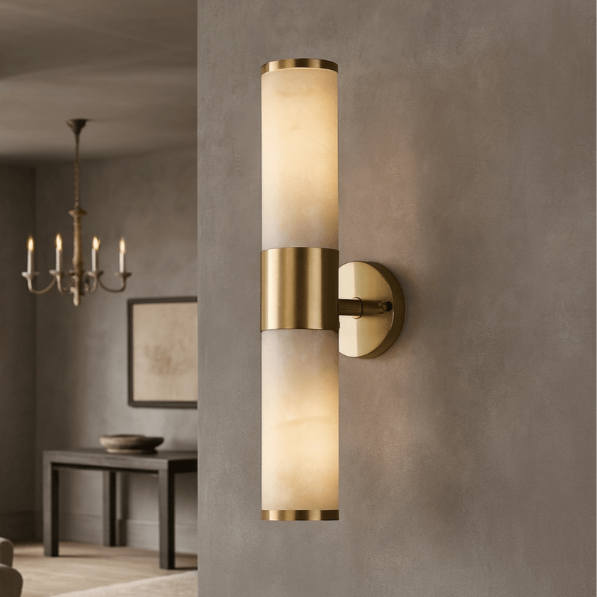 buyAurelia Natural Marble Wall Sconce - Morsale