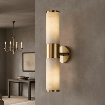buyAurelia Natural Marble Wall Sconce - Morsale