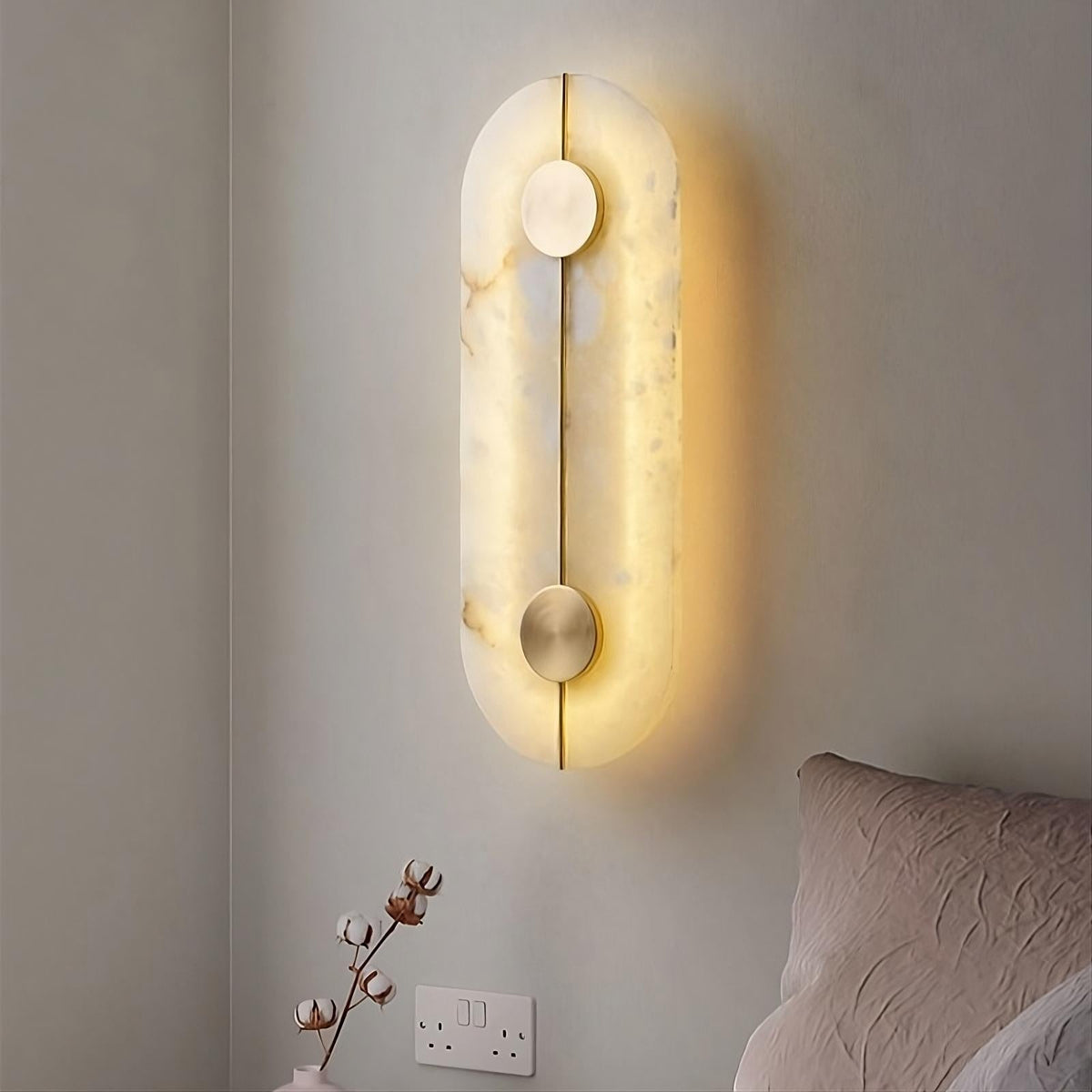 buyHaddon Marble Sconce - Morsale