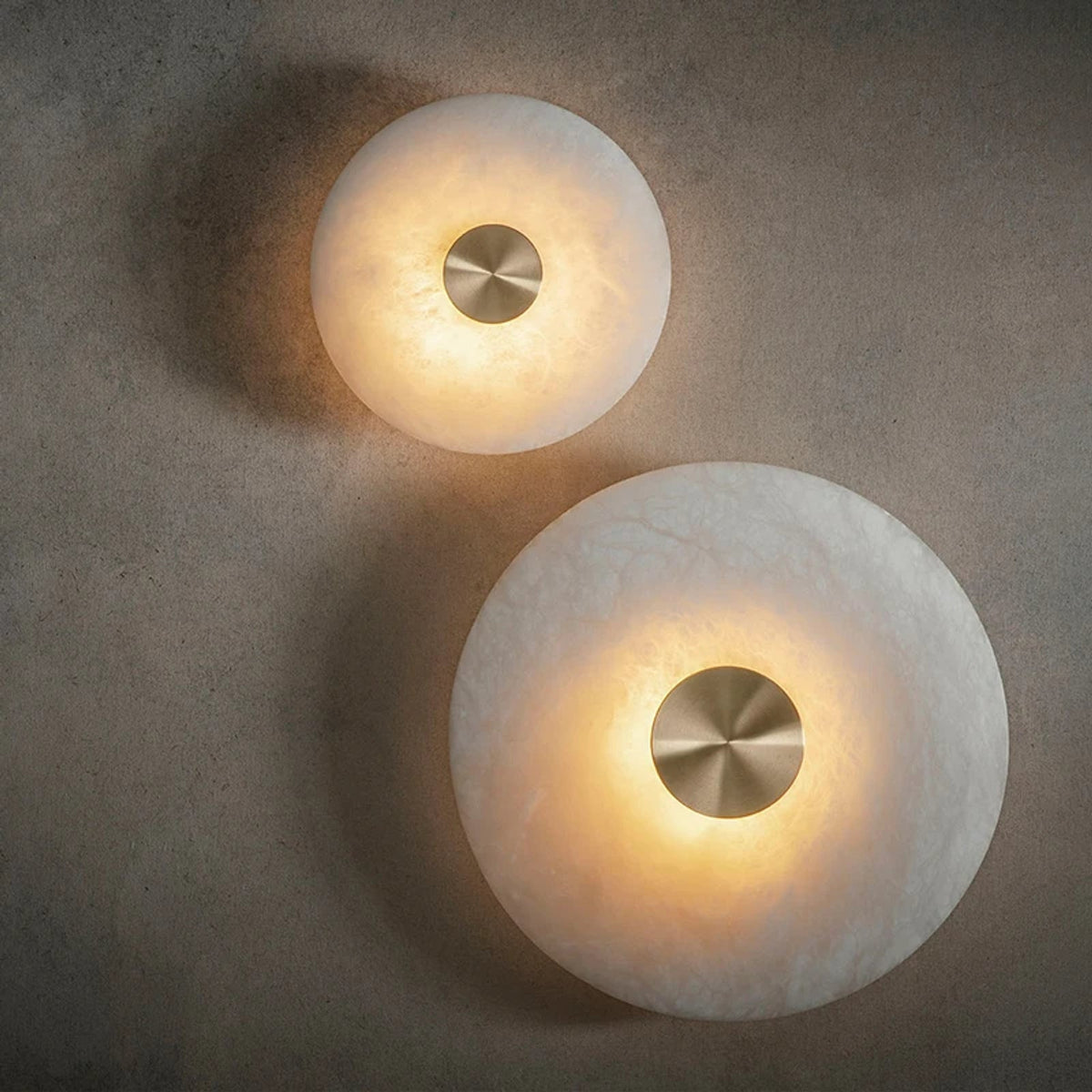 buySolena Marble Disc Wall Sconce - Morsale