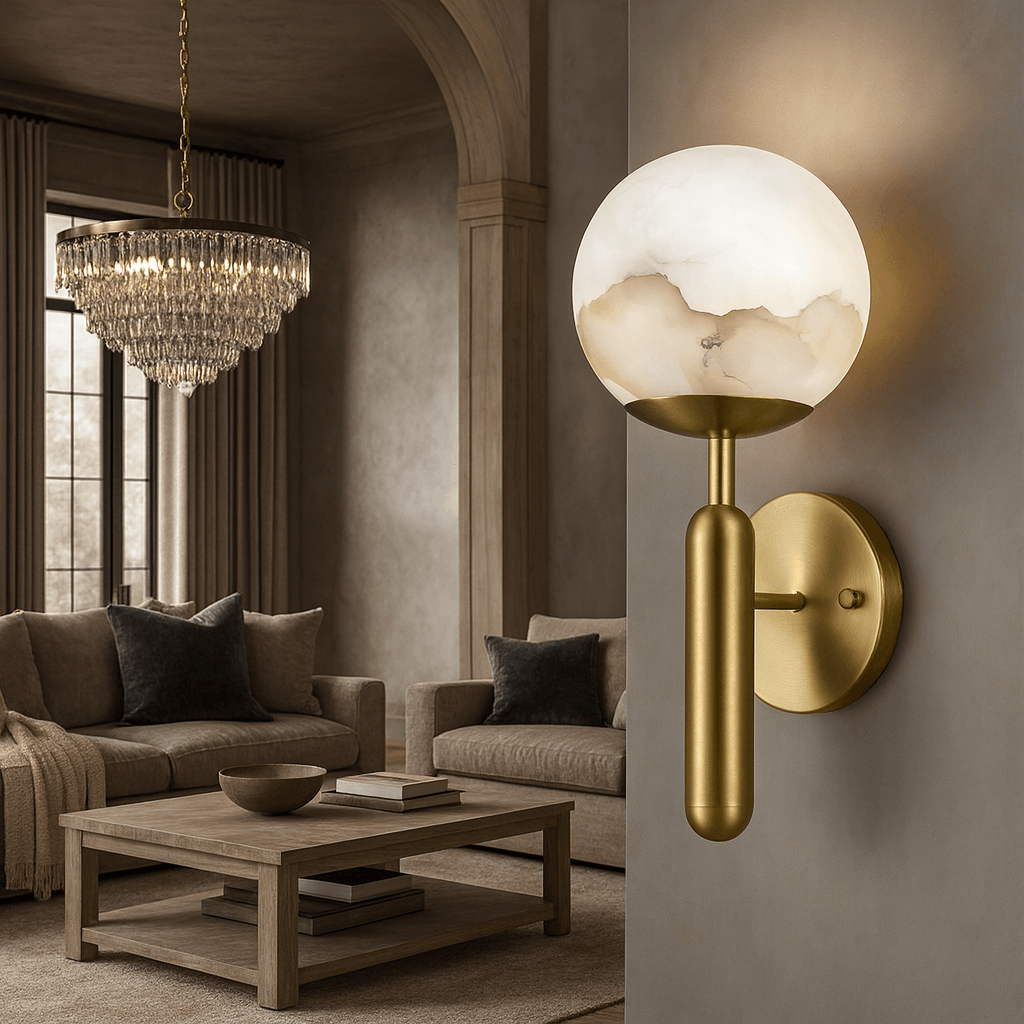 buyOrla Marble Wall Sconce - Morsale