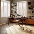 Modern Solid Wood Desk For Living Room And Office Decor