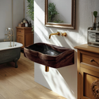 Handcrafted Wooden Vanity Sink For Bathroom Furniture Decor