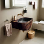 Modern Solid Wood Vanity Sink For Minimalist Bathroom Design