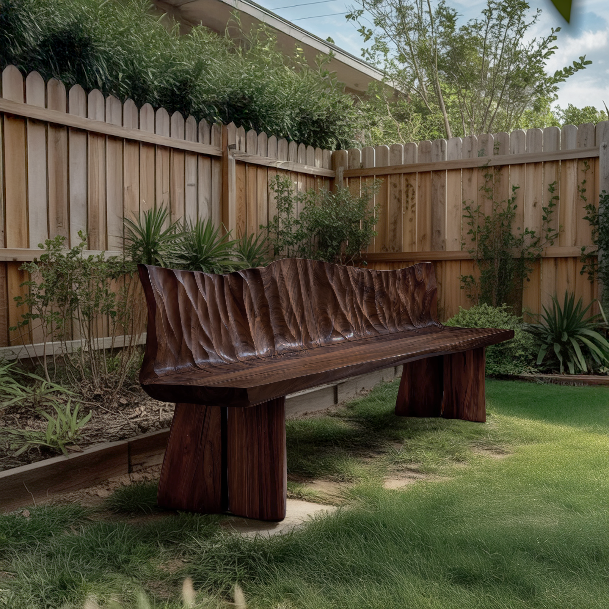Natural Solid Wood Bench For Entryway And Living Space