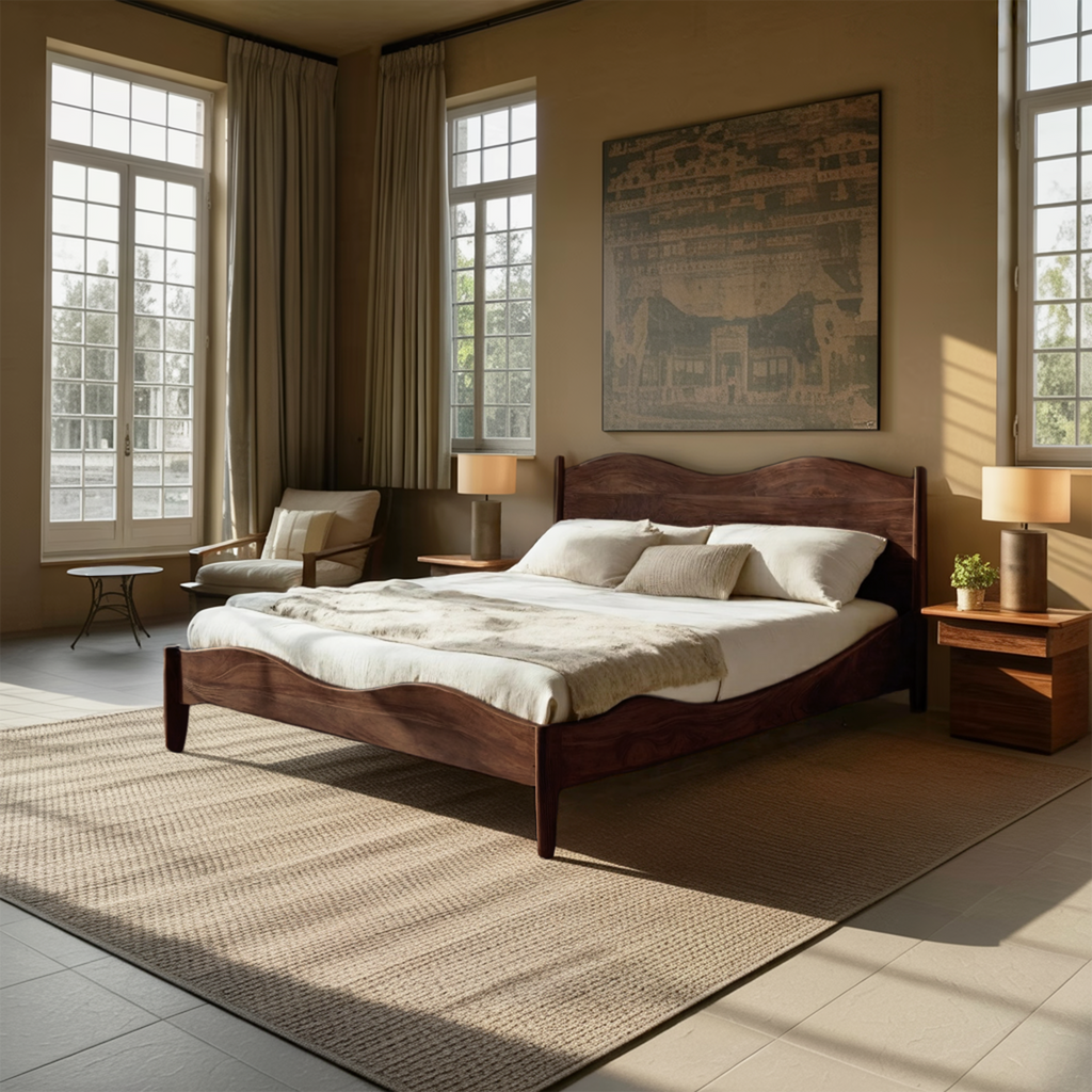 Luxury Set Headboard And Bed Frame For Bedroom