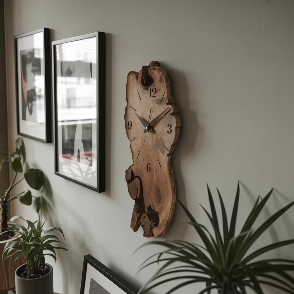 Rustic Wall Clock For Living Room Decor