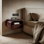 Minimalist Floating Nightstand With Storage For Bedroom