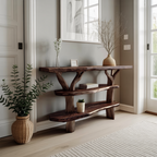 Handcrafted Solid Wood Console Table For Classic Entryway Furniture Style