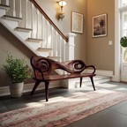 Live Edge Solid Wood Entryway Bench For Home Entryway Decor