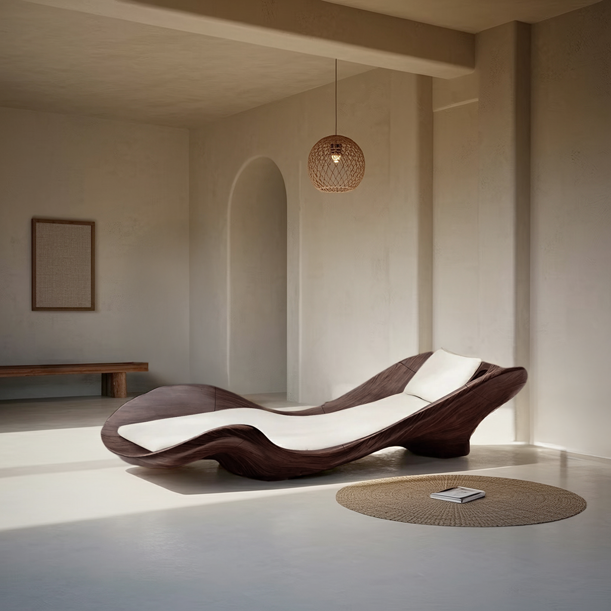 Farmhouse Wooden Daybed For Vintage Bedroom Furniture Decor