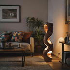 Organic Sculptural Floor Lamp For Modern Living Room