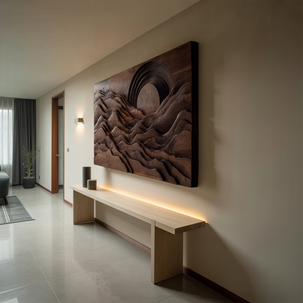 Handcrafted Wall Sculpture For Modern Home Interior