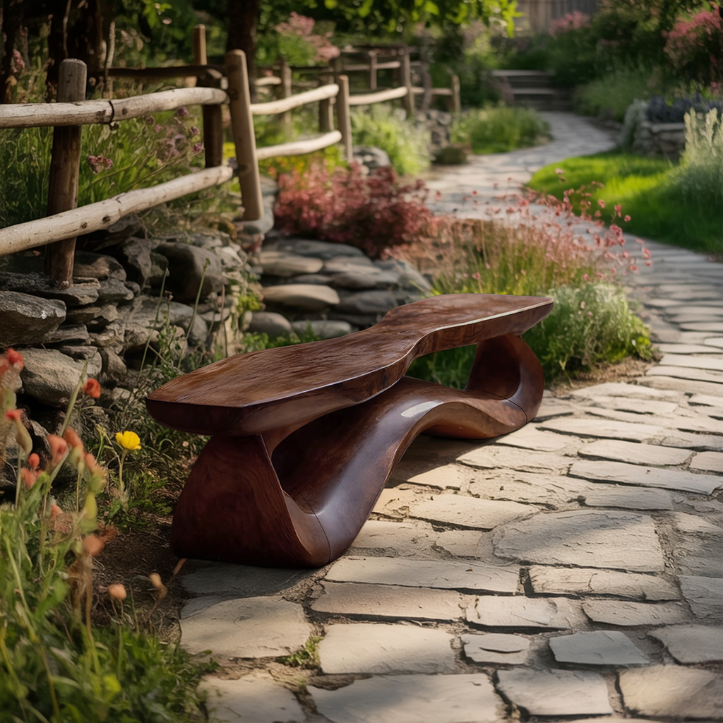 Solid Wood Live Edge Bench For Entryway Furniture Accent