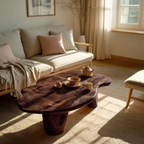 Modern Solid Wood Abstract Coffee Table For Furniture Decor