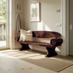 Live Edge Solid Wood Bench For Entryway Furniture Design