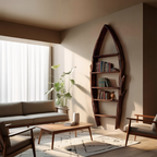 Farmhouse Solid Wood Wall Shelf For Entryway Design