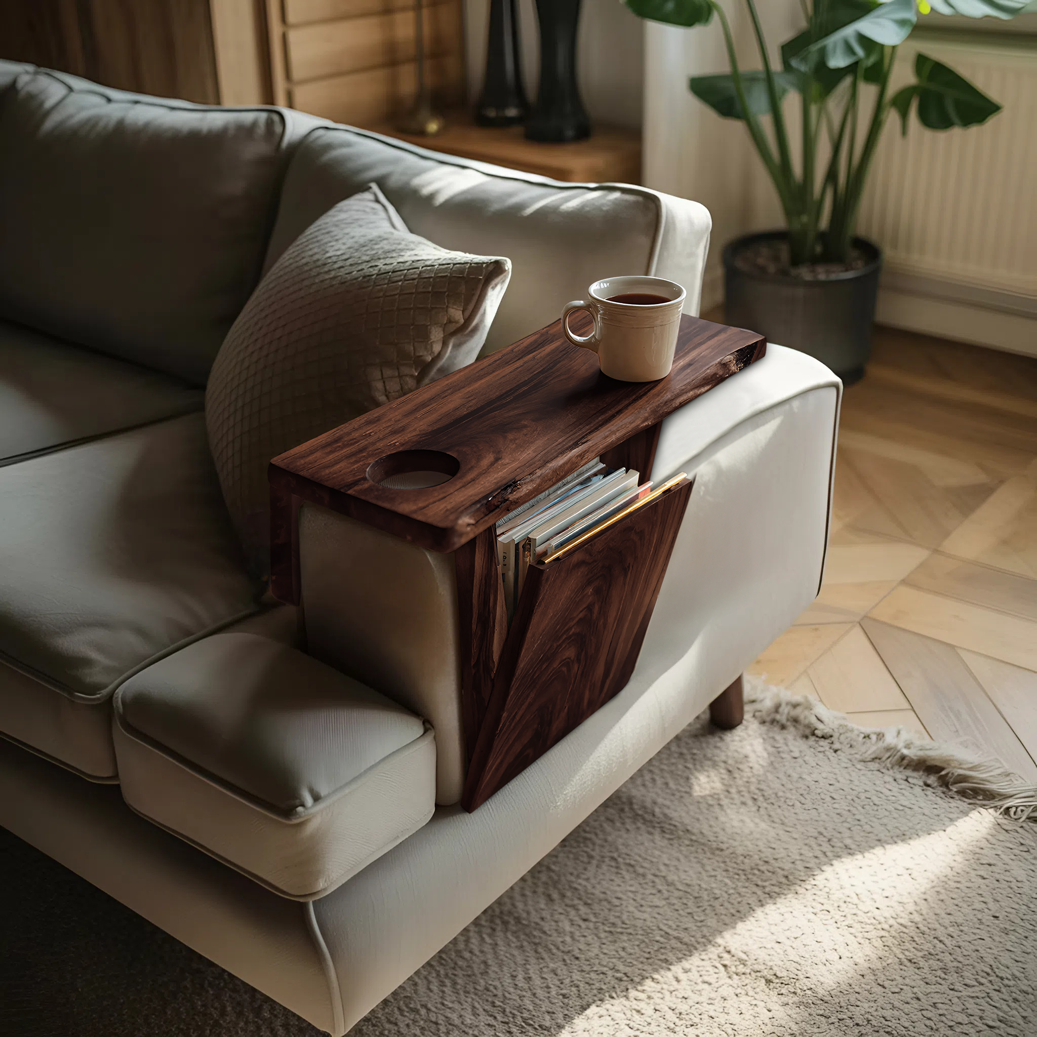 Modern Farmhouse Armrest For Cozy Living Room Style