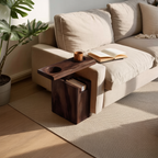 Solid Wood Live Edge Armrest For Sofa And Lounge Area