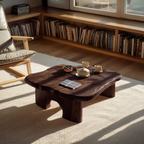 Modern Irregular Live Edge Coffee Table For Living Room Decor