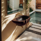 Modern Wall Mounted Wooden Bathroom Sink For Contemporary Bathroom Decor