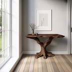 Handcrafted Live Edge Entryway Table For Furniture Decor And Style
