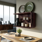 Modern Wooden Storage Shelf For Kitchen Essentials