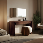 Modern Sculptural Vanity Table For Bedroom Interior