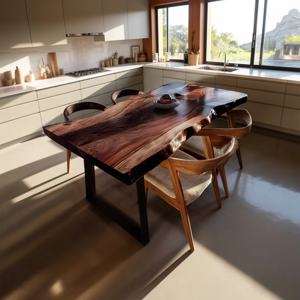 Kitchen Decor Farmhouse Solid Wood Dining Table Country