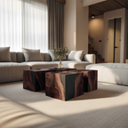 Handcrafted Low Coffee Table For Contemporary Interiors
