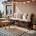 Handcrafted Bedroom Bench For Natural Interior Styling
