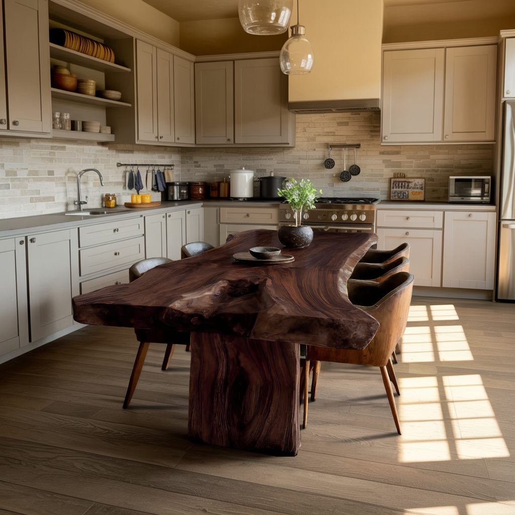 Modern Dining Table Perfect For Family Meals And Entertainment