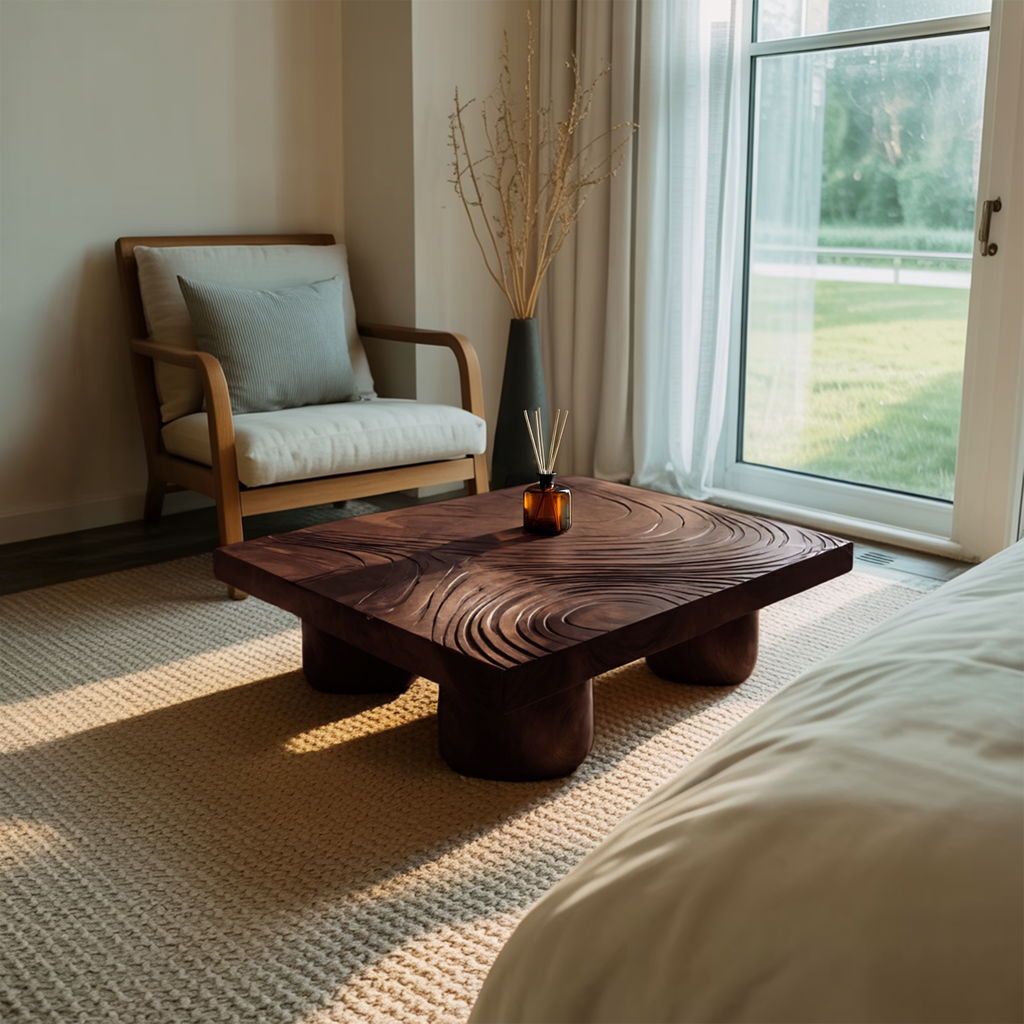 Modern Handcrafted Abstract Coffee Table For Living Room Decor