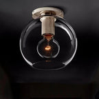 Utilitaire Globe Shade Flush Mount