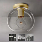 Utilitaire Globe Shade Flush Mount