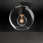 Utilitaire Globe Shade Flush Mount