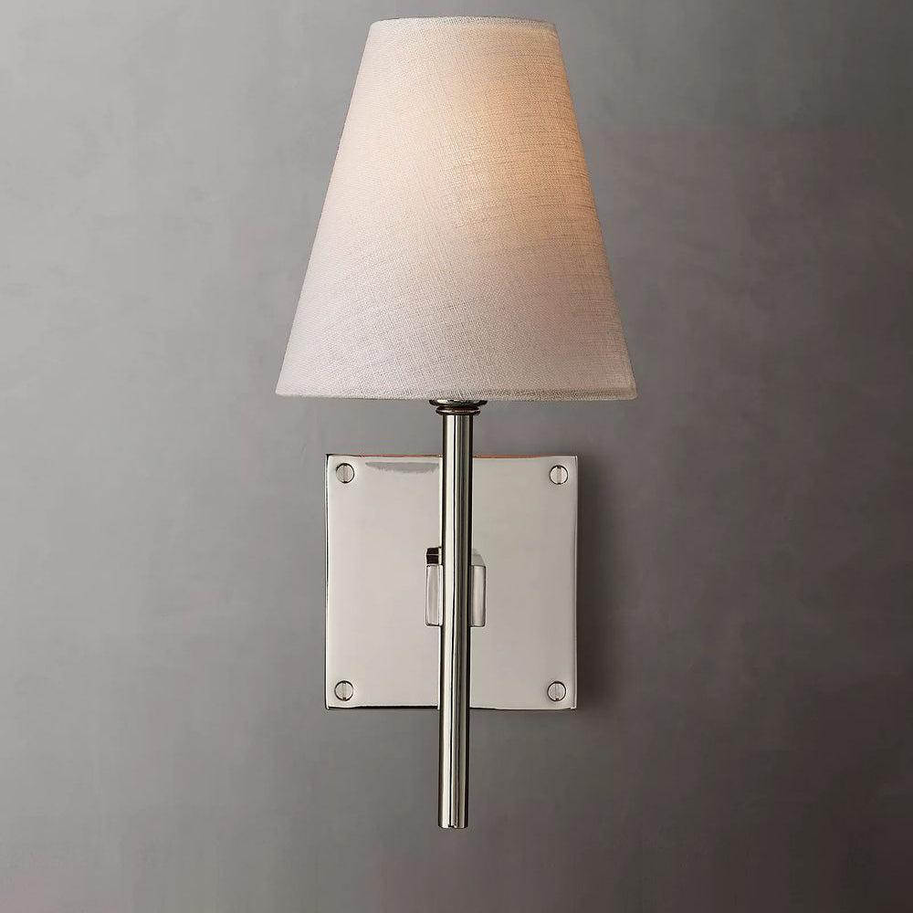 Fulham Tapered Linen Wall Sconce