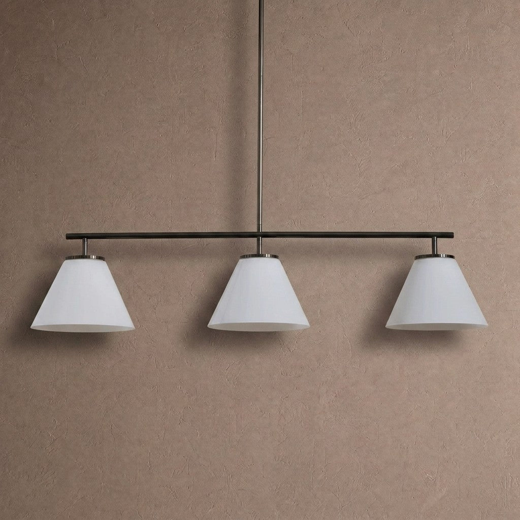 Wescott Linear Cone Chandelier - BrassMilkcasivra