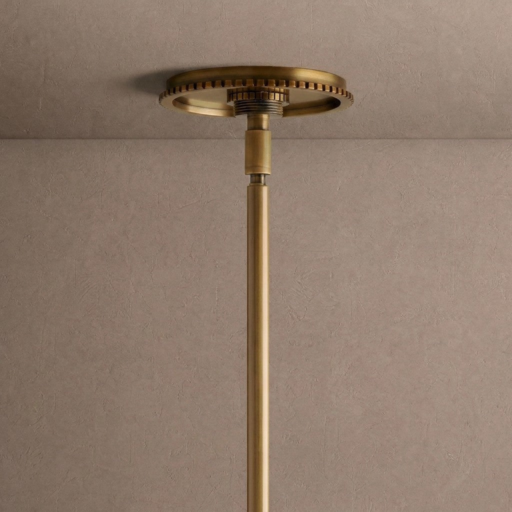 Wescott Linear Globe Chandelier - BrassMilkcasivra