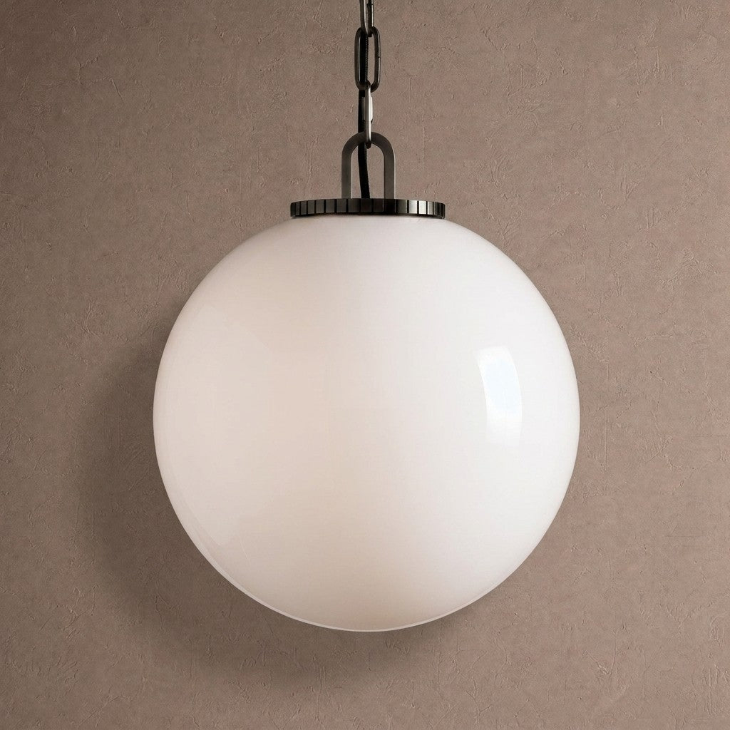 Wescotte Globe Pendant with Chain - BLACKMILKMEDIUMcasivra
