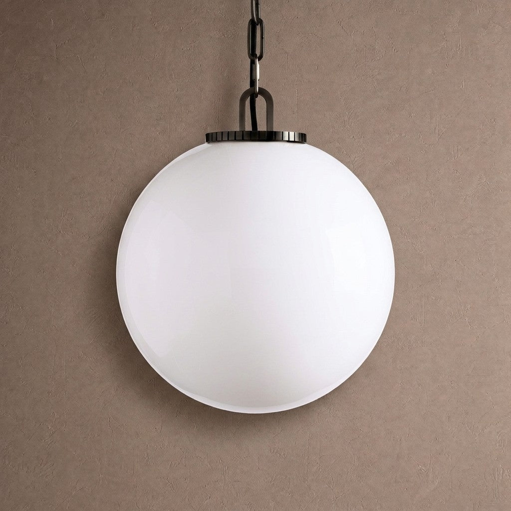 Wescotte Globe Pendant with Chain - BLACKMILKMEDIUMcasivra
