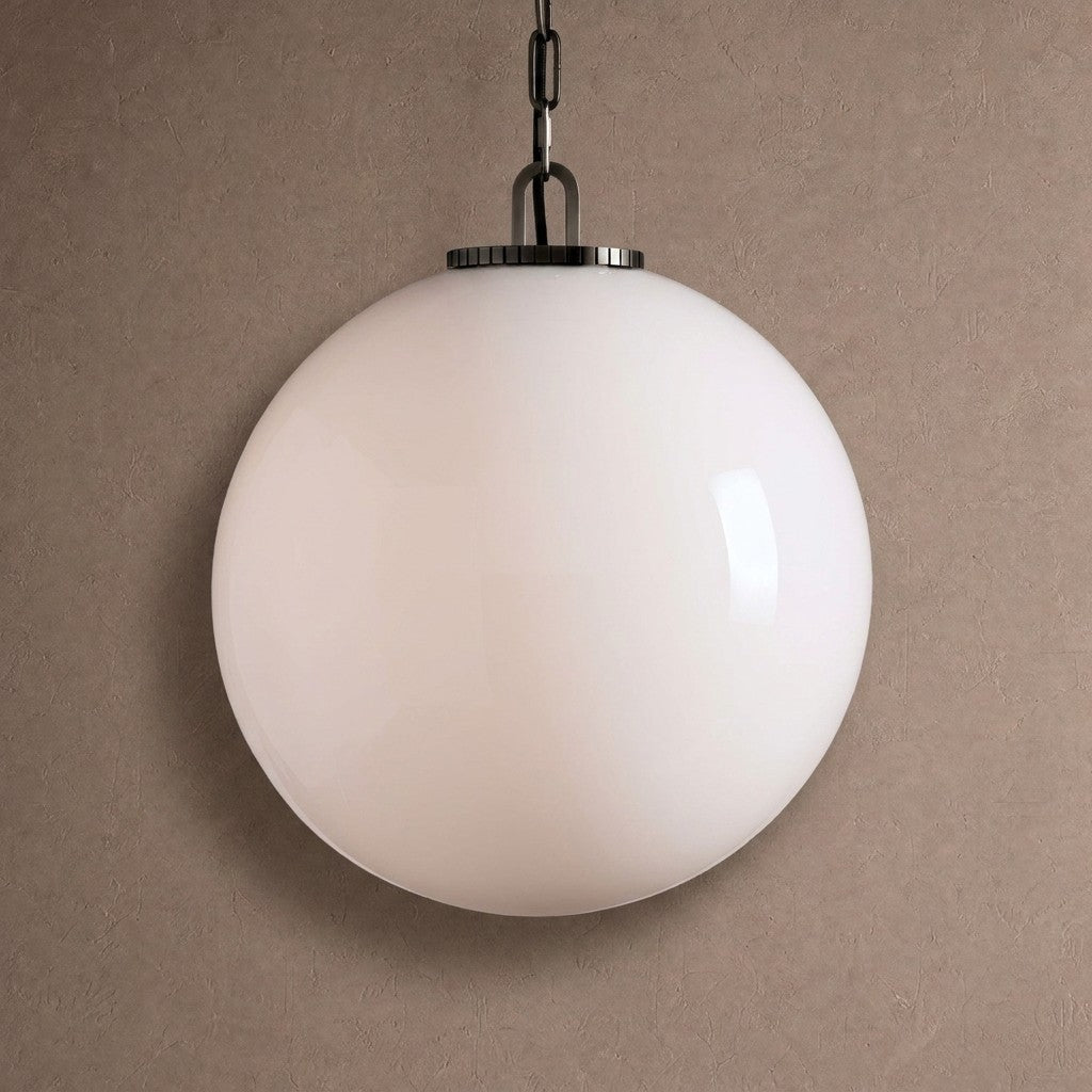 Wescotte Globe Pendant with Chain - BLACKMILKLARGEcasivra