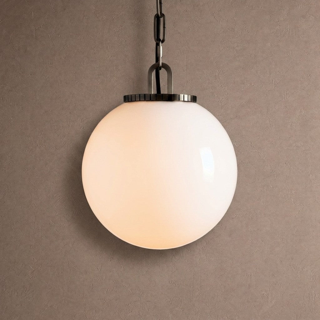 Wescotte Globe Pendant with Chain - BLACKMILKSMALLcasivra