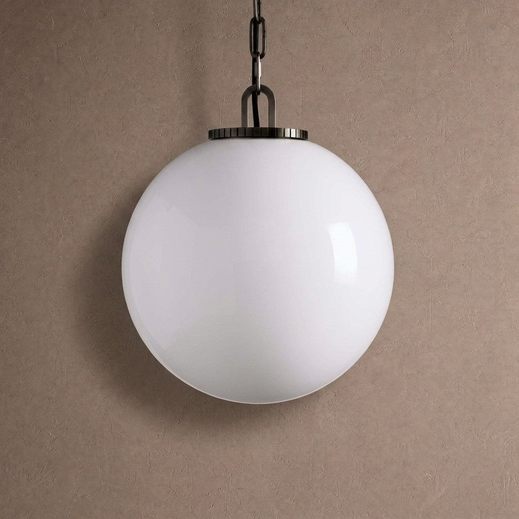 Wescotte Globe Pendant with Chain - BLACKMILKMEDIUMcasivra